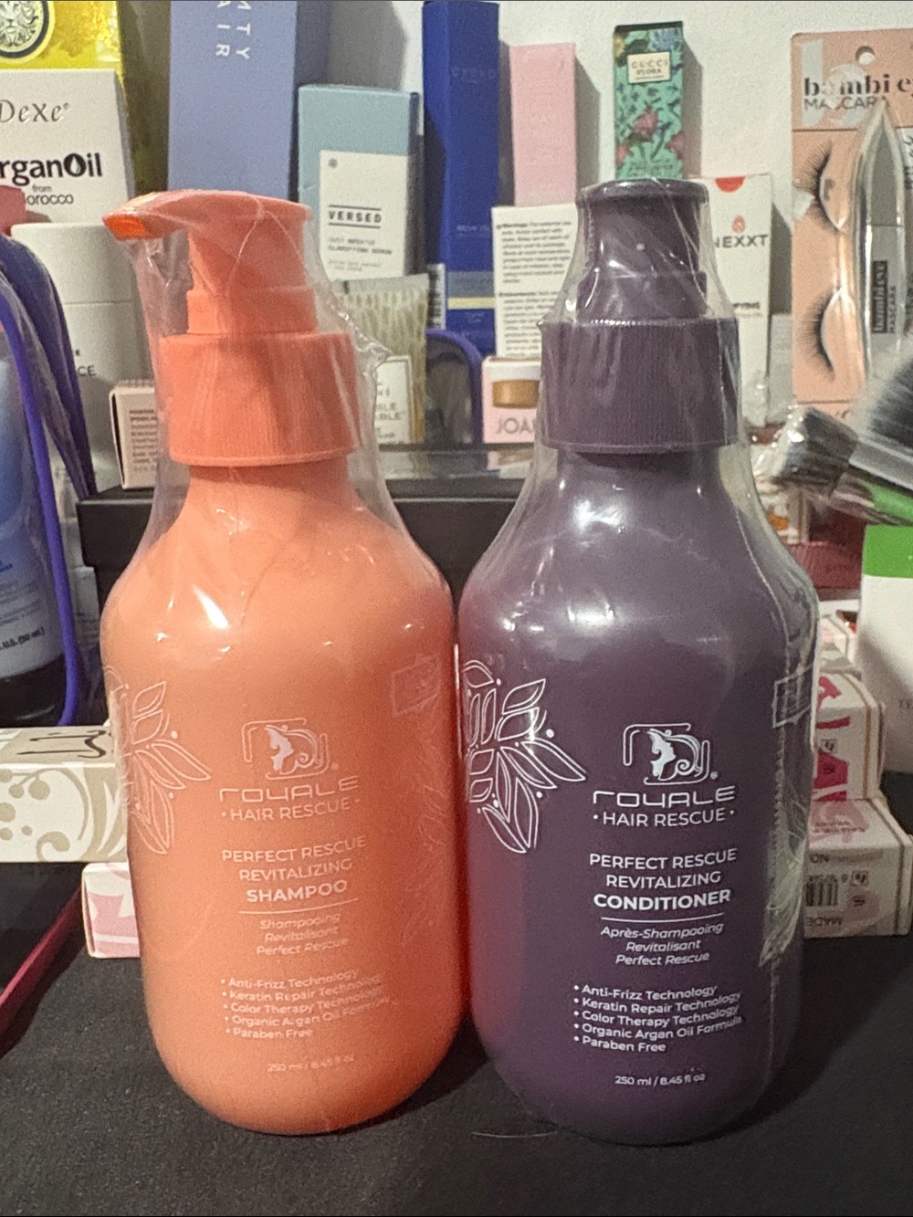 Royale Hair Rescue Perfect Rescue Shampoo & Conditioner - Peach & Purple